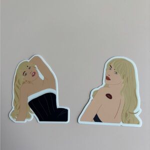 Waterproof Sticker Sabrina Inspired Sticker Duo | Matte